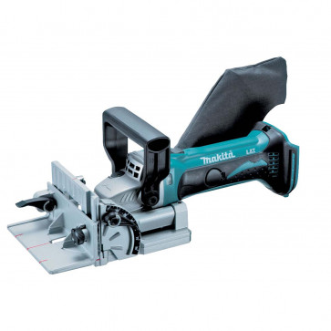 Makita Akku-Nutfräse DPJ180Z Nutfräser 100mm, Staubsack kpl., Vorsteckklammer