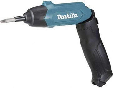 Makita Akku-Knickschrauber DF001DW 3,6 Volt, 1,5 Ah Li-Ion, R+L, 81-teiliges Bit-Set,