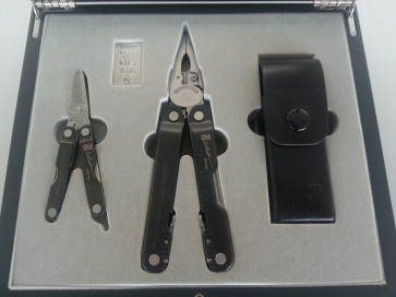 Leatherman Multitool-Set DLC Coated Super Tool 300 + Micra