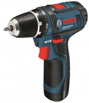 Bosch Akku-Bohrschrauber GSR10,8-2Li 10,8 Volt, mt 2,0 Ah Akkupack, Ladegerät