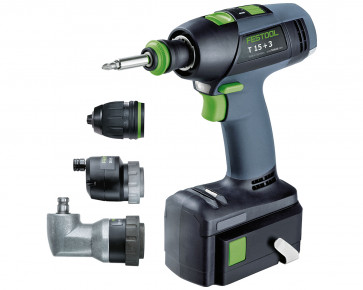 Festool Akku-Bohrschrauber T 15+3 Li 5,2-Set