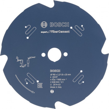 Bosch Dia-Kreissägeblatt Expert 160x20x2,2,mm, PD 4 Zähne