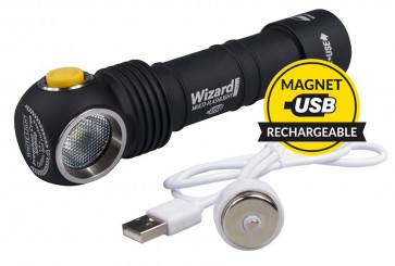 Armytek Kopflampe Wizard Pro USB  2300 lm, white, 130 m, inkl. 18650-Akku