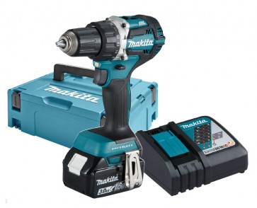 Makita Akku-Bohrschrauber DDF484RF1J 18 Volt inkl. Akku 3,0Ah, Ladegerät, MAKpac