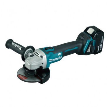 Makita Akku-Winkelschleifer DGA504RFJ 18 Volt, 125 mm Scheiben, 2 Akkus 3,0 Ah