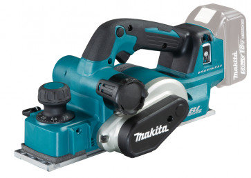 Makita Akku-Hobel DKP181Z 18V, ohne Akku und Ladegerät, 82 mm Hobelbreite, 2 mm Spanabnahme, im Karton