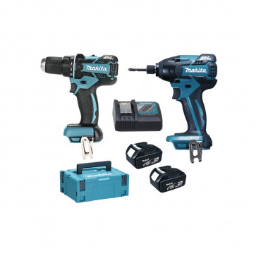 Makita Akku Set DLX2000MJ Bohrschrauber+Schlagschrauber