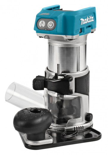 Makita Akku-Multifunktionsfräse DRT50ZJX2 18 Volt, ohne Akku und Ladegerät, 3 Fräsmodule, im MAKPAC