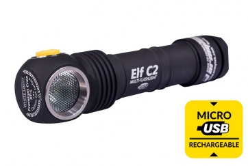 Armytek Kopflampe Elf C2 Micro-USB 1050 lm, white, 106 m, inkl. 18650-Akku