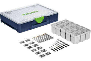 Festool Centrotec Organizer - 94-teiliges CENTROTEC Zubehör  im blauen Systainer