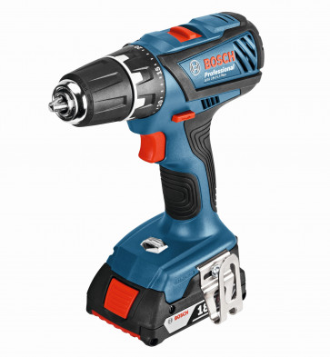 Bosch Akkuschrauber GSR 18-2-Li Plus inkl. 2x 4,0Ah, Ladegerät, L-BOXX