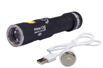 Armytek Taschenlampe Prime C2 PRO Magnet USB 1950 lm, warm, 185 m, inkl. 18650-Akku