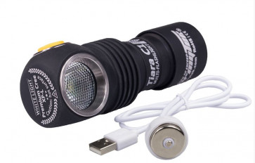 Armytek Kopflampe Tiara C1 Pro 1050 lm, white, 106 m, inkl. 18650-Akku