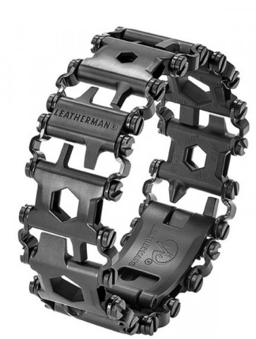 Leatherman Armband TREAD schwarz inkl. 29 Werkzeugen INCH