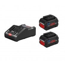 Bosch ProCORE 18V Starter-Set mit 2x 8,0Ah, Ladegerät GAL 18V-160C