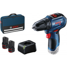 Bosch Akkuschrauber GSR 12V-30, 2x Akku 2,0Ah, Ladegerät, im Karton