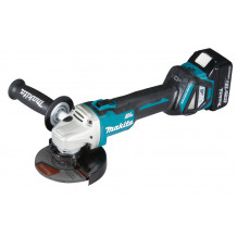 Makita Akku-Winkelschleifer DGA511RTJ 18V, elektronisch regelbar, 2 Akkus 5,0 Ah