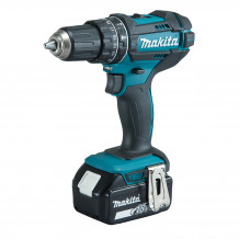 Makita Akku-Kombo-Kit 18 Volt, inkl. Tasche,  Akku-Schlagbohrschrauber DHP482Z, 2x Akku 3,0 Ah, Akku-Staubsauger DCL181FRFW, Ladegerät
