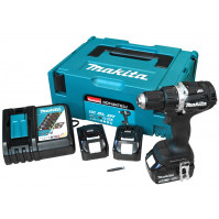 Makita Akku-Bohrschrauber DDF484TB3J 18V, 3 Akkus 5,0 Ah, Ladegerät, MAKPAC